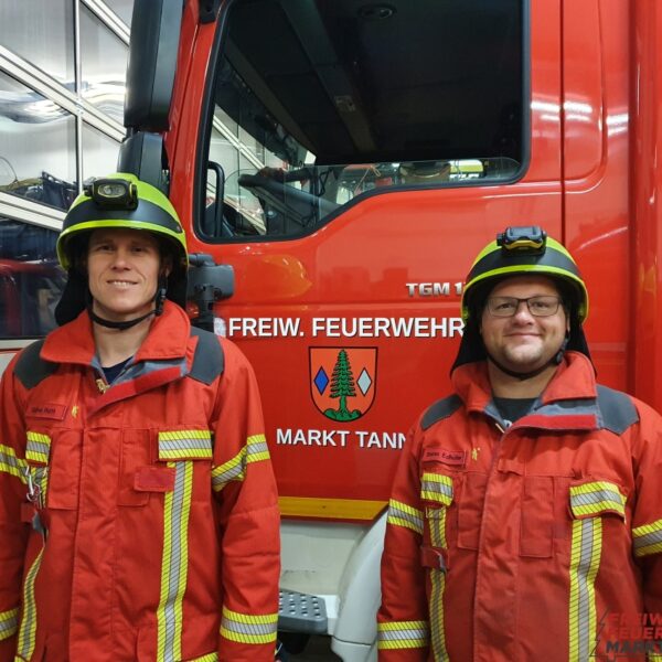 Neue Maschinisten Stefan Edhofer und Günther Rott